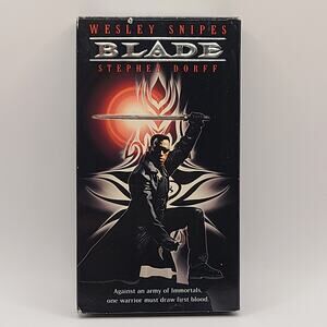 Blade VHS Tape Marvel Movie Full Screen Edition Horror Vampire Hunter Superhero
